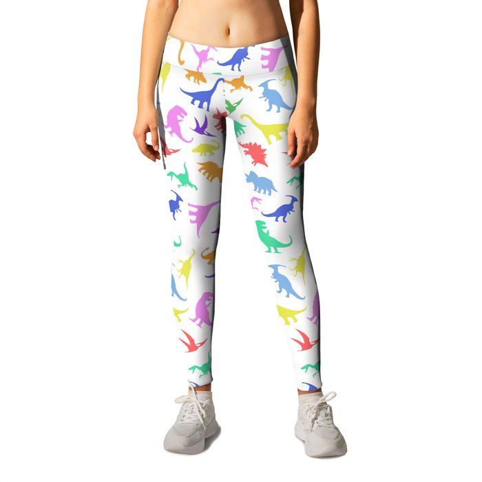 Fun Dinosaur Pattern Leggings