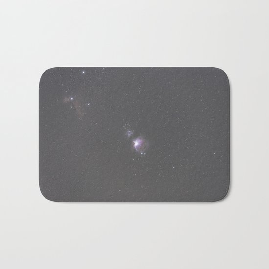 Orion Running Man flame and Horsehead Nebula's Bath Mat