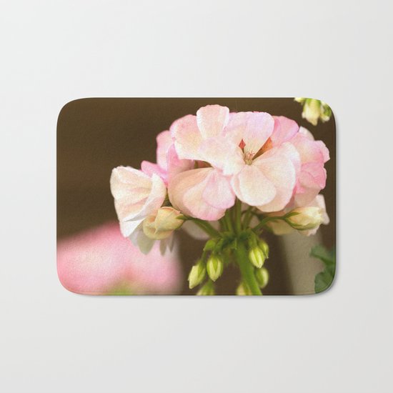 Soft Pink Petals Bath Mat