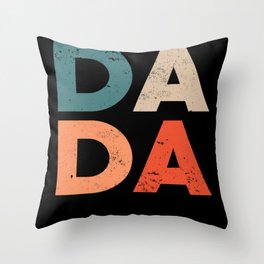 Dadda Dad Design for Fathers Day Throw Pillow