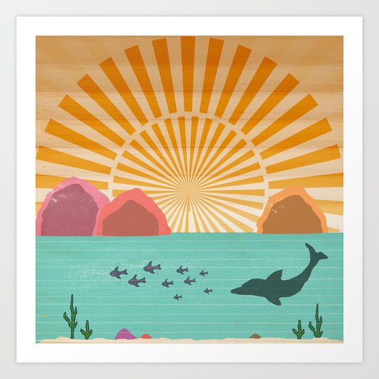 Ocean View Art Print