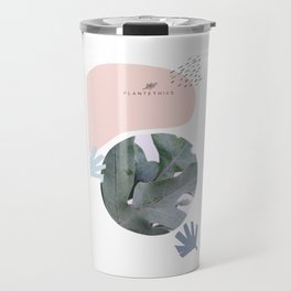 FERN Collage Blue Travel Mug