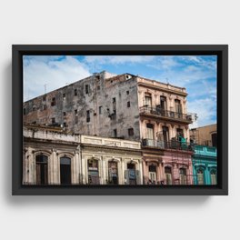 Colourful Cuba Framed Canvas