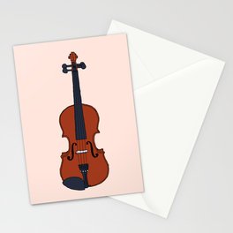 Violin Stationery Cards