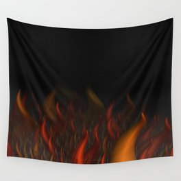 We Are All Burning Wall Tapestry