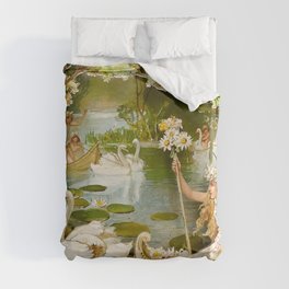 “The Fairy Lake” by E S Hardy Duvet Cover