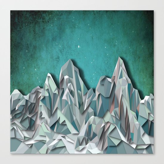 Night Mountains No. 31 Canvas Print