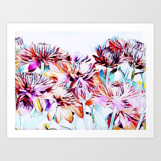 Mums the Word Art Print