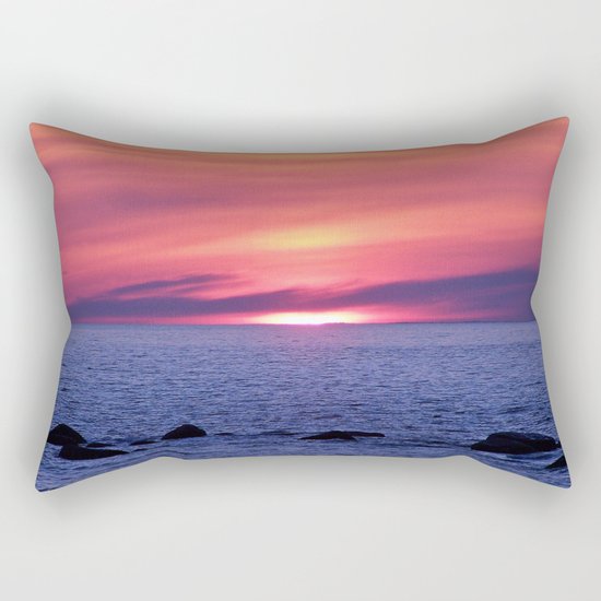 Painted By Nature Rectangular Pillow