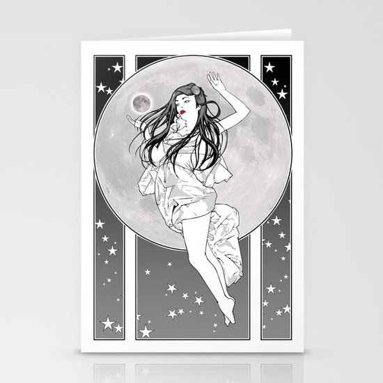 Moon Stationery Cards