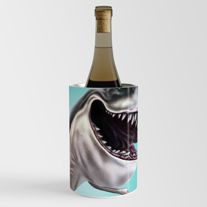 Smiling Shark Selfie Wine Chiller