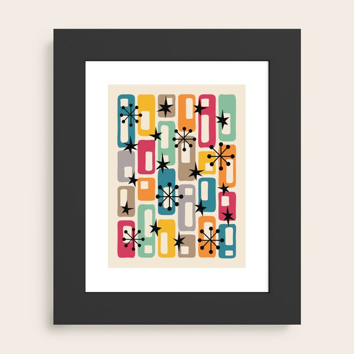 Retro Mid Century Modern Atomic Decoration 254 Googie Art