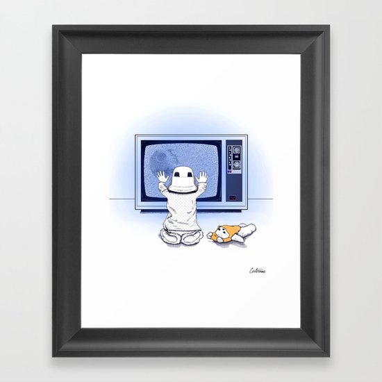 They're here! Framed Art Print