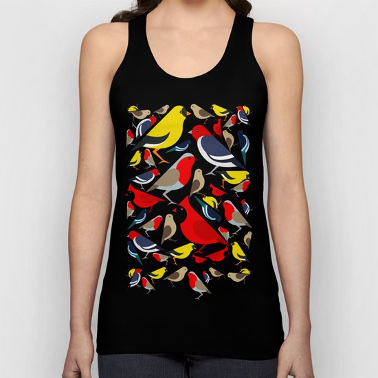 The birds from the colorful world Unisex Tank Top