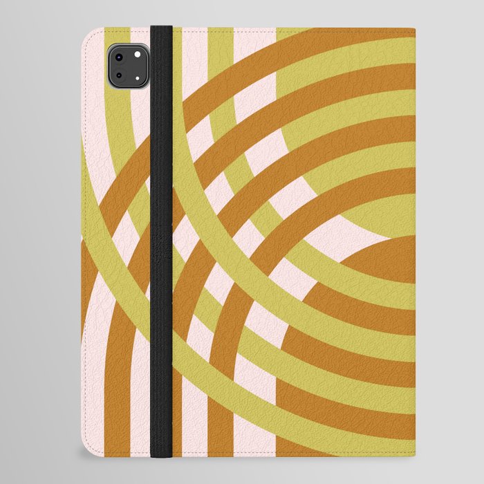 Arches Composition in Warm Olive + Oak Brown iPad Folio Case