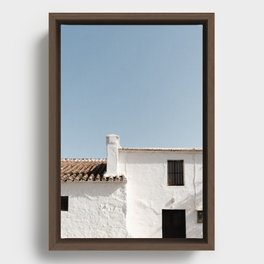 White Village Series, Comares, Southern Spain, Andalusia, Travel Photography, Fine Art Framed Canvas