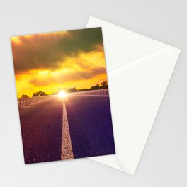 The Road Ahead  Stationery Card