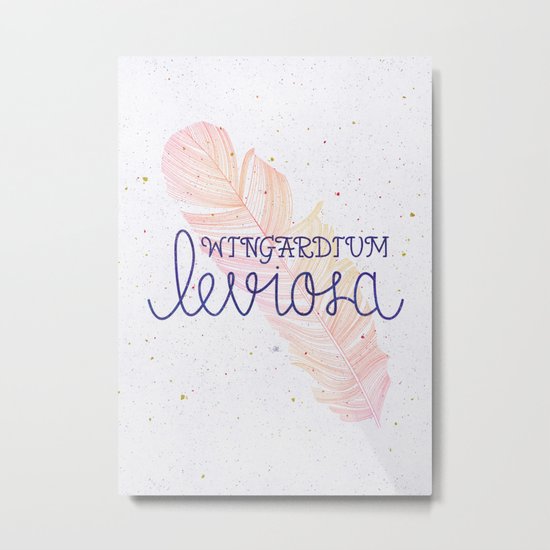 Wingardium leviosa Metal Print
