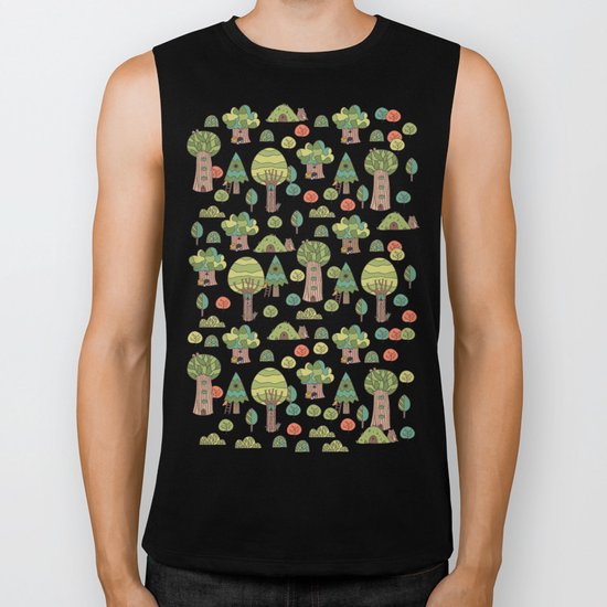 Forest neighbors Biker Tank