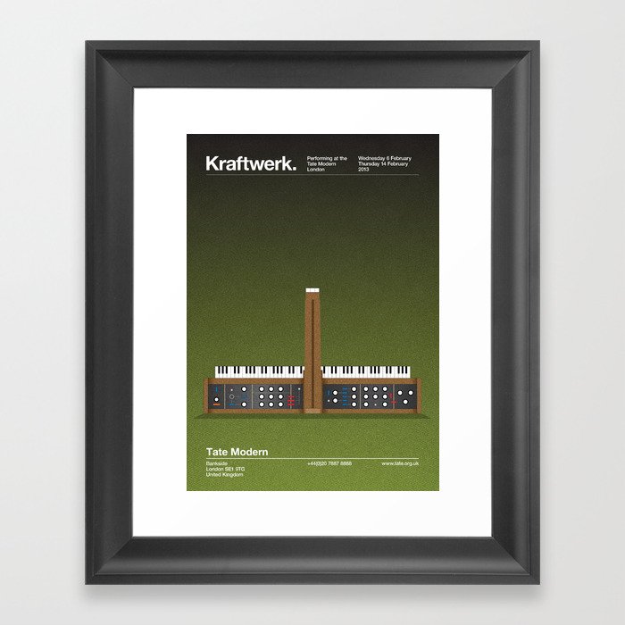 Kraftwerk at the Tate Modern Framed Art Print