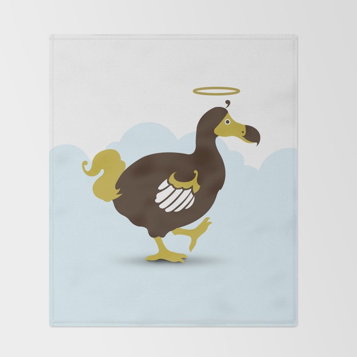 Gods Zoo Mauritius Dodo Throw Blanket - 