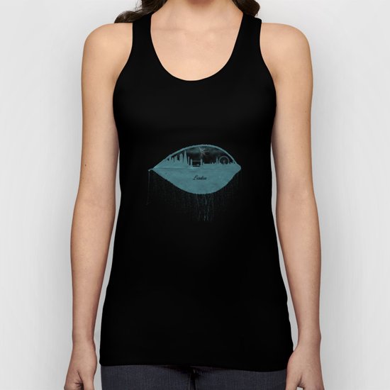 Rainy Day in London Unisex Tank Top