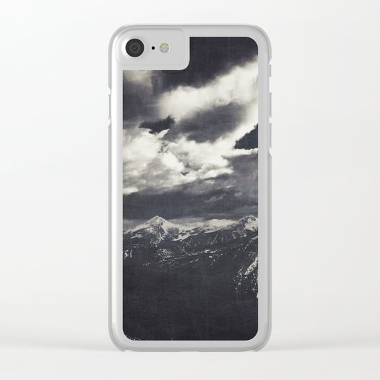 Cold Mountains Clear iPhone Case