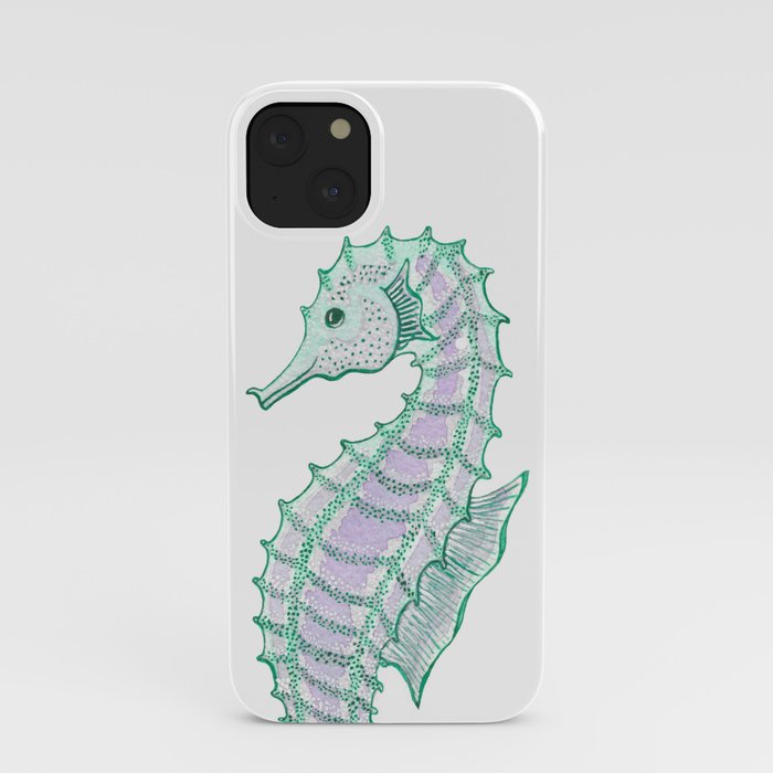 Seahorse smile iPhone Case