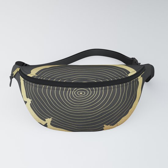 metallic gold fanny pack