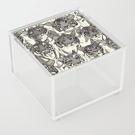 just tigers mono Acrylic Box