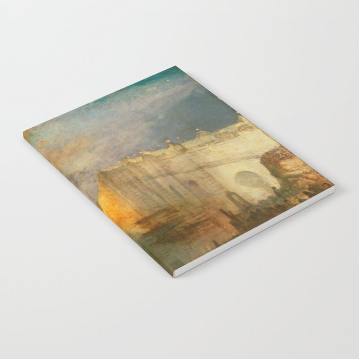 Joseph Mallord William Turner The Burning of the Houses of Parliament Notebook