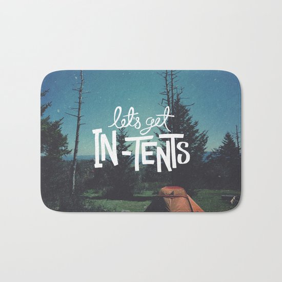 Let's Get In-Tents Bath Mat