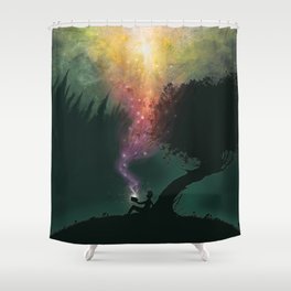 The Dreamer of Everywhere, Everything, Everytime Shower Curtain