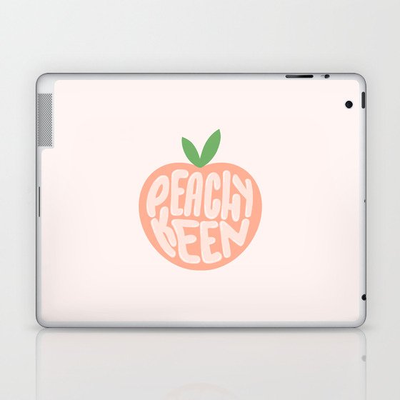 Peachy Keen Laptop & iPad Skin