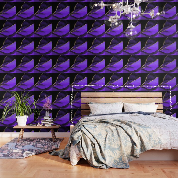 Fabulous Purple And Lilac Faux Marble Art Designs Wallpaper