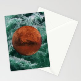 Mars has water Stationery Cards