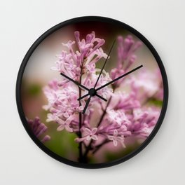 Lilacs - Orton-ized Wall Clock