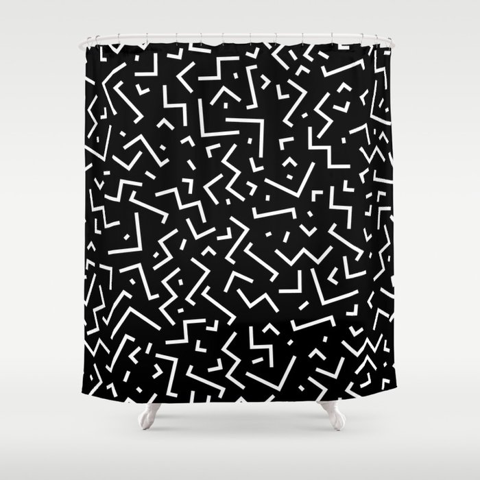 Memphis pattern 31 Shower Curtain