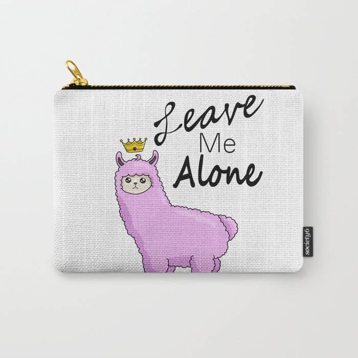 Bert The Llama King Carry-All Pouch