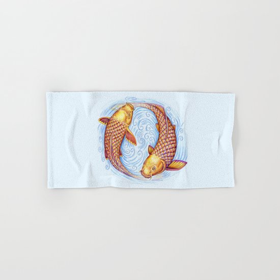 Pisces Fish Hand & Bath Towel