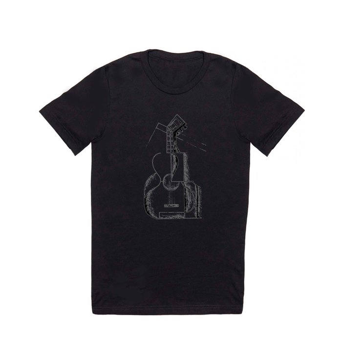The Guitar, Cubist Juan Gris 1912 T Shirt, Art Reproduction T Shirt