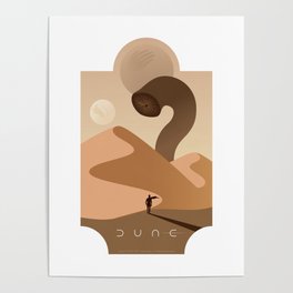Arrakis Sandworm Poster