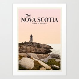 Visit Nova Scotia Art Print