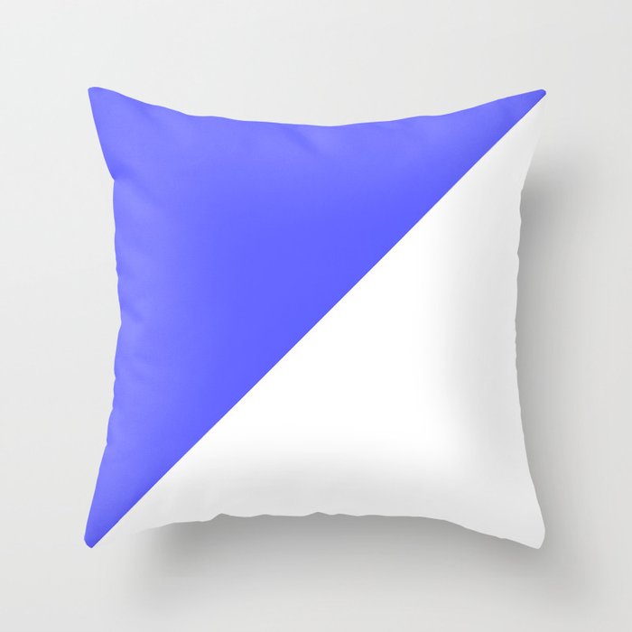 Blue/White Throw Pillow