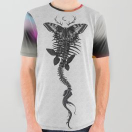 Phantom Butterfly All Over Graphic Tee