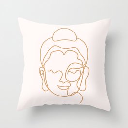 Buddha Lined Edition Zero Throw Pillow