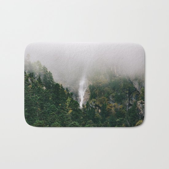 Misty Mountain Morning Bath Mat