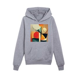 Abstract Art Deco Shapes Kids Pullover Hoodies