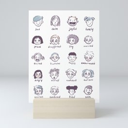 Emotions & Feelings Mini Art Print