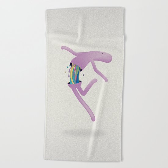 s q u a r c i a t o Beach Towel